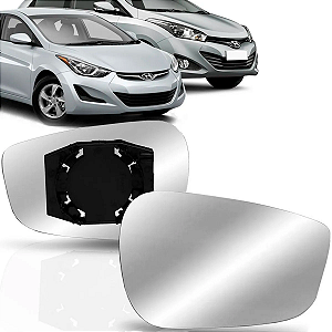 LENTE RETROVISOR HB20 ELANTRA 2011 EM DIANTE COM BASE BLAWER