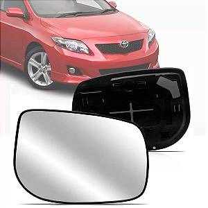 LENTE RETROVISOR COROLLA 2009 A 2014 COM BASE BLAWER