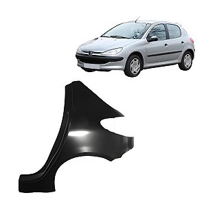 LATERAL TRASEIRA COMPLETA PEUGEOT 206 2 PORTAS ESQUERDA
