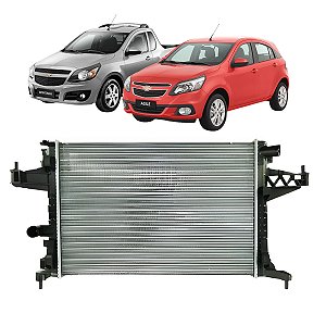 RADIADOR AGILE 1.4 8V FLEX / 1.4 10/MONTANA 1.4 8V / 1.8 FLEX