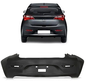 PARACHOQUE TRASEIRO HB20 12/15 HATCH PRETO LISO