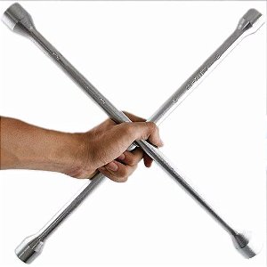 CHAVE RODA CRUZ GALVANIZ 17MM 19MM 21MM 23MM UNIVERSAL CINOY