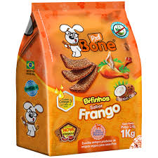 Petisco Bifinho Bone Demais Cão frango 500g