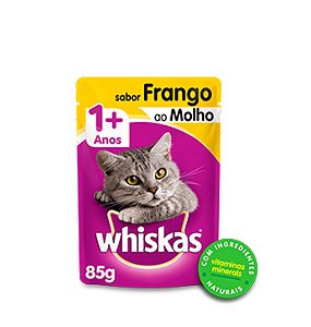 Ração Úmida Whiskas sabor Frango ao molho 85g