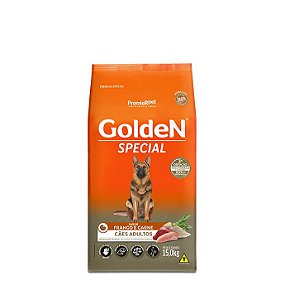 Ração Seca Golden Special Cães Adultos Sabor Frango e Carne 15kg