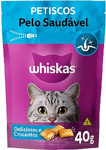 Petisco Whiskas Pelo Saudável 40g