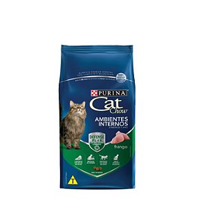 Ração Seca Purina CatChow Ambientes Internos Sabor Frango 10,1kg