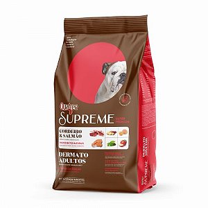 Ração Seca Quatree Supreme Dermato Adulto Sabor Cordeiro e Salmão 15kg