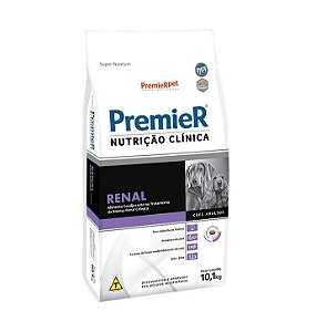 Ração Medicamentosa Premier Nutrição Clínica Renal Cães Adultos 10,1kg