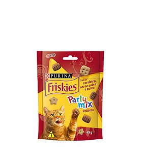 Petisco Friskies Sabor Cordeiro, Carne Suína e Carne Purina 40g