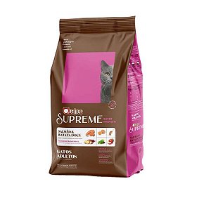 Ração Seca Quatree Supreme Gatos Sabor Salmão Com Batata Doce 10,1kg