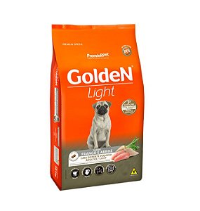 Ração Golden Fórmula Light Cães Adultos de Porte Pequeno Sabor Frango e Arroz 3kg