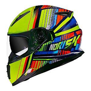 CAPACETE FF302 SOUL SOUL ADVANCE AMARELO NORISK