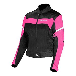 JAQUETA NR02 VENTILADA FEMININA PRETO/ROSA NORISK