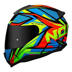 CAPACETE FF802 RAZOR SHARP AMARELO NORISK