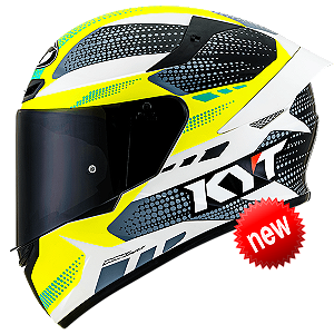 CAPACETE TT-COURSE GEAR PRETO/AMARELO KYT