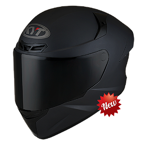 CAPACETE TT-COURSE PLAIN PRETO FOSCO KYT