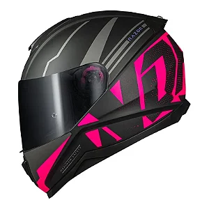 CAPACETE NORISK RAZOR FULL PRETO/ROSA FOSCO