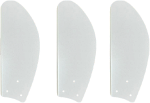 Jogo de Pas Brancas P02M Madeira MDF para Ventilador de Teto Loren-Sid modelo M1/2 Ref-2022