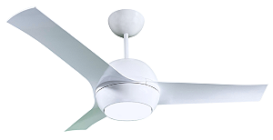 Ventilador de Teto Loren-Sid Paladium Branco M1 CV 127V Pa Injetada Branca 3P10I Ref-11363