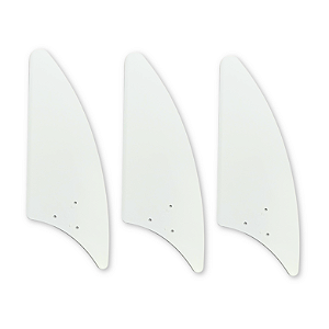 Jogo de Pas Brancas P07I Injetadas para Ventilador de Teto Loren-Sid modelo M1 e M2 Ref-2708