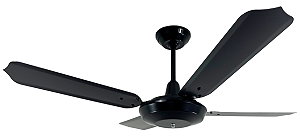 Ventilador de Teto Loren-Sid Comercial M1 Cripton Preto 3V 220V com Pás de Aço Pretas ref-10956