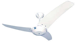 Ventilador de Teto Loren-Sid Comercial M2 Village Branco CV 220V com Pás de Madeira MDF Brancas ref-10934