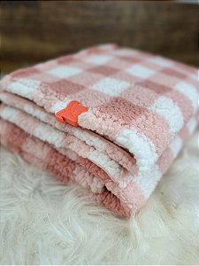 Manta premium Xadrez rosa buiarbull