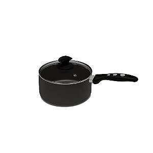 Panela Antiaderente Clarity Eiriflon 3mm Com Tampa De Vidro 18cm - Eirilar