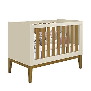 Berço Evolutivo Grade e Pés Madeira (2 Cores Disponíveis)
