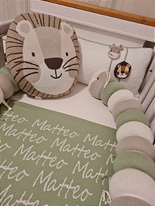 Kit Berço Safari Centopeia 3 Peças