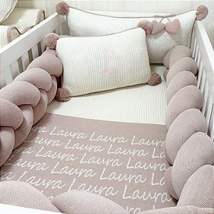 Kit Berço Trança Laura 7 Peças