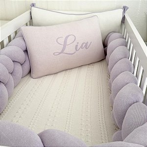 Kit Berço Trança Lia 4 Peças