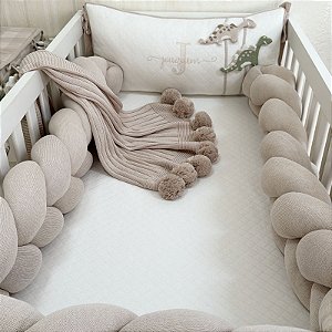 Kit Berço Dinossauro com Trança 4 Peças