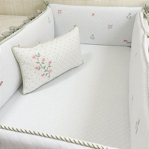 Kit Berço Flowers 6 Peças