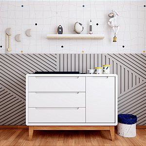 Cômoda Sapateiro 3 Gavetas BO (7 Cores Disponíveis)