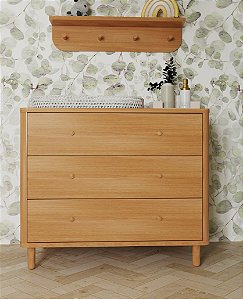 Cômoda Infantil Madeira 3 Gavetas Joy