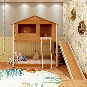 Beliche com Casinha Escorrega em Jequitibá