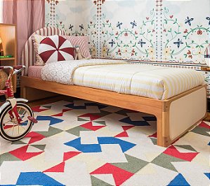 Cama Solteiro SKandi (3 Cores Disponíveis)