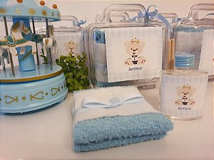 Lembrancinha Maletinha com Cheirinho de Ambiente Menino