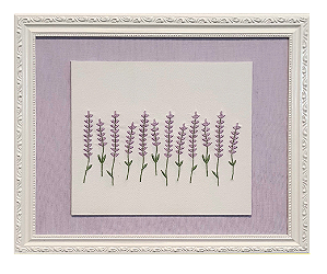 Quadro Lavanda Coleção Lavanda