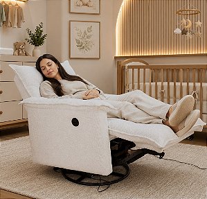 Poltrona de Amamentação Reclinável Aura Elétrica