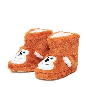 Pantufa Infantil Pelúcia Macaquinho 019