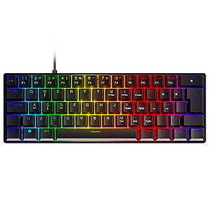 TECLADO MECANICO PCYES 60% ZOT OUTEMU BROWN HOTSWAP LED RGB - PZOHBWRGB - ABNT2