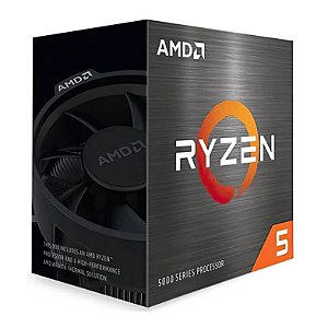 Processador AMD Ryzen 5 5600T, 6-Core, 12-Threads, 3.5GHz (4.5GHz Turbo), Cache 35MB, AM4, 100-100001584BOX