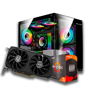 Pc Gamer Ryzen 5 5500, RTX 4060 8gb, 16gb, ssd 480gb