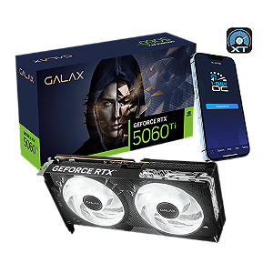 Placa de Vídeo GALAX RTX 5060 TI 1-Click OC 16GB NVIDIA GeForce, 128bits, GDDR7, DLSS 4, Ray Tracing - 56IZN8MDCPOC