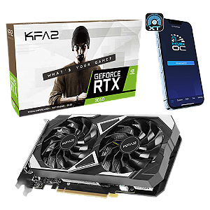 Placa de Vídeo Galax GeForce RTX 3050 EX V2, 6GB, GDDR6, 96 Bits - 35NRLDHP9OID
