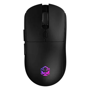 MOUSE GAMER SEM FIO PCYES BASARAN STEALTH BLACK VULCAN - 10000 DPI - RGB - 6 BOTOES - PMGBRSTBV