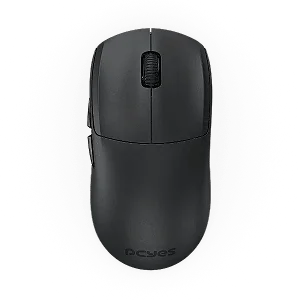 MOUSE GAMER WIRELESS PCYES FENNER MONTAIN GRAY 26000DPI POOLING RATE 8K - PMGFBV8K